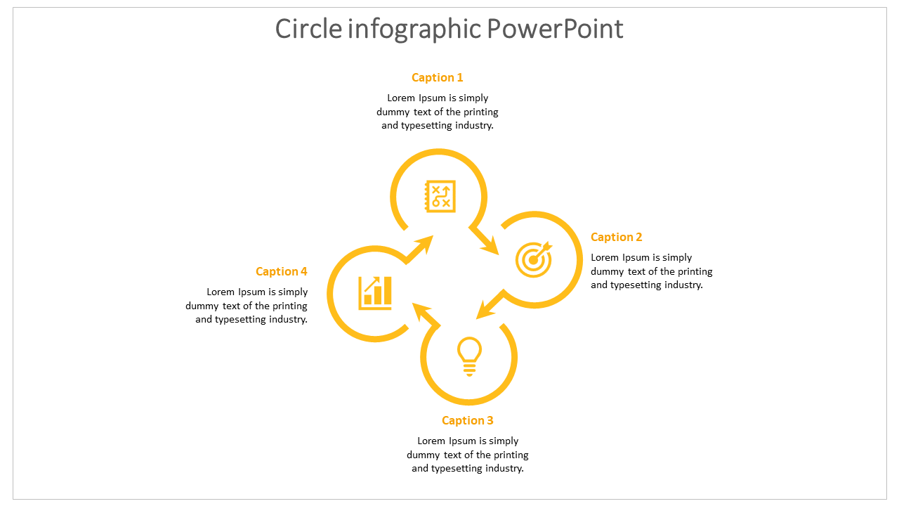 Free - Stunning Circle Infographic PowerPoint Slide Template